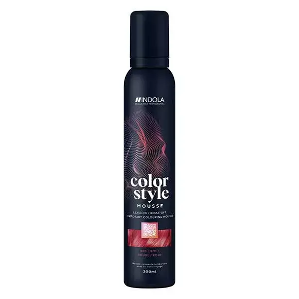 INDOLA COLOR STYLE MOUSSE Vermelho 200ml