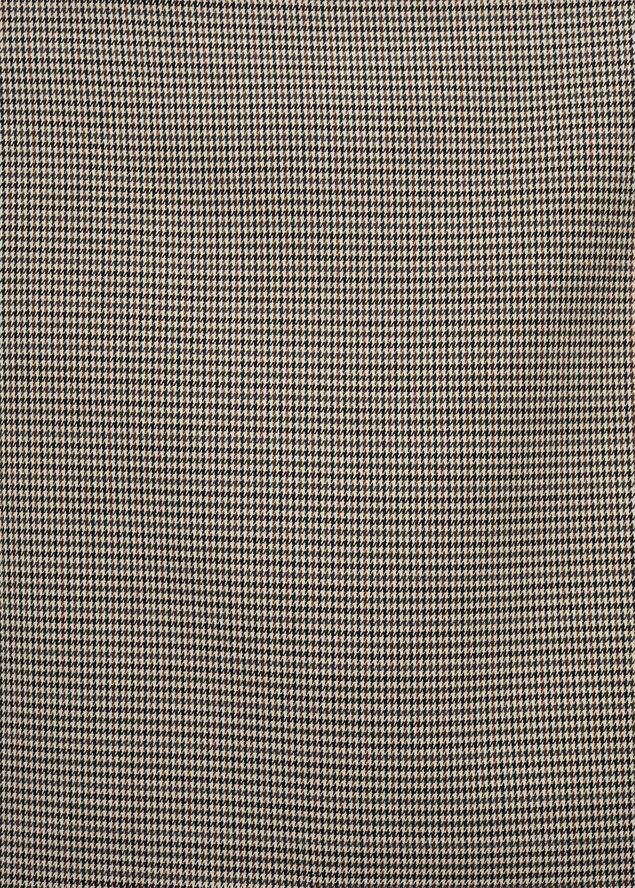 MANGO Houndstooth miniskirt Brown