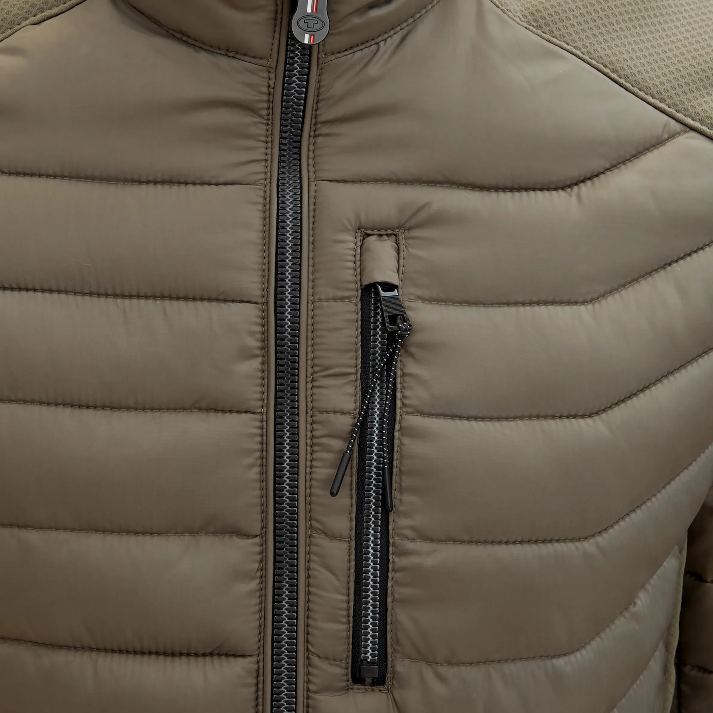 Herren Hybrid-Steppjacke mit Softshelleinsätzen