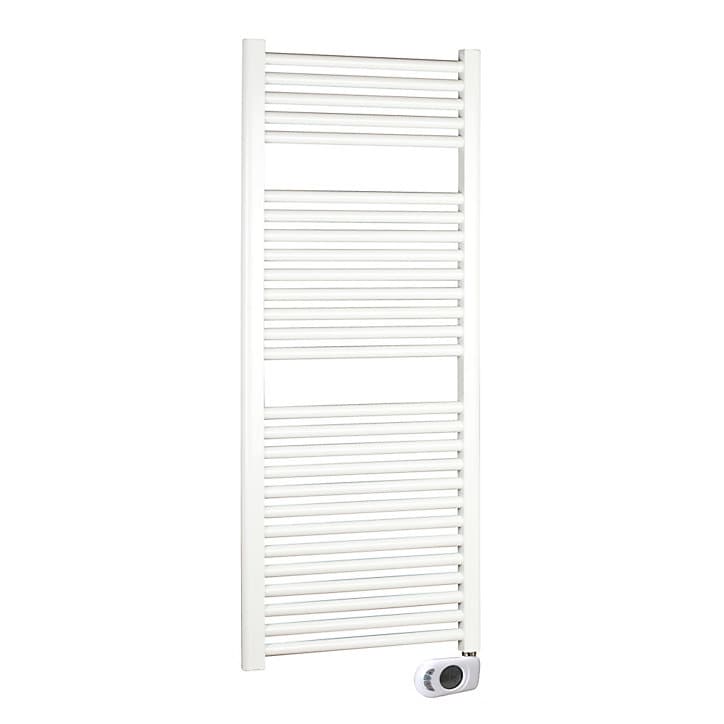 Sèche-serviettes électrique à inertie fluide Deltacalor Calmo blanc 750W