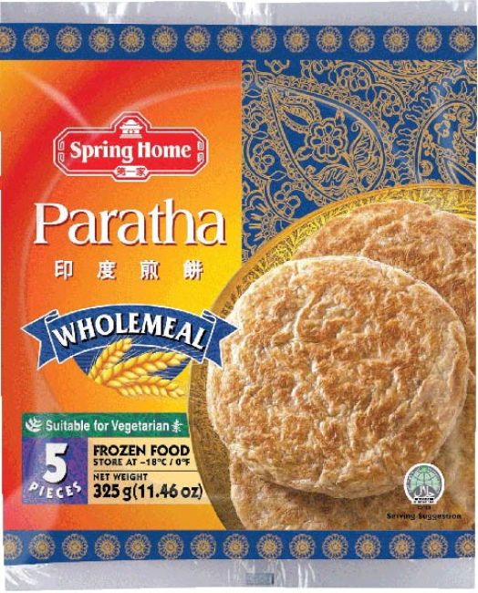 Spring Home Bevroren Roti vellen Volkoren 320g