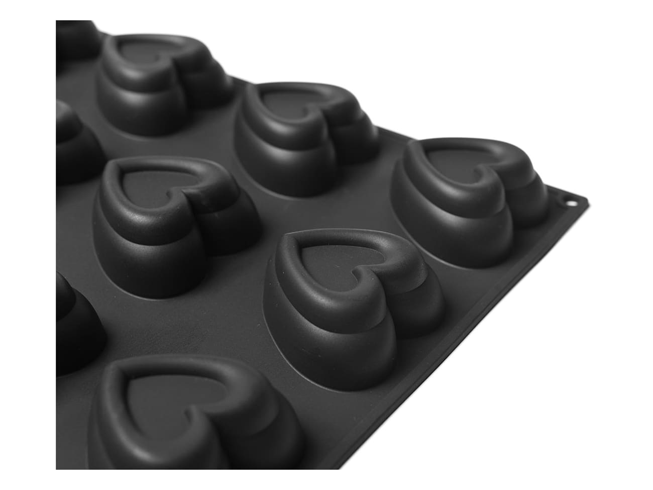 Moule silicone Pavoflex - 24 coeurs - 60 x 40 cm - Pavoni