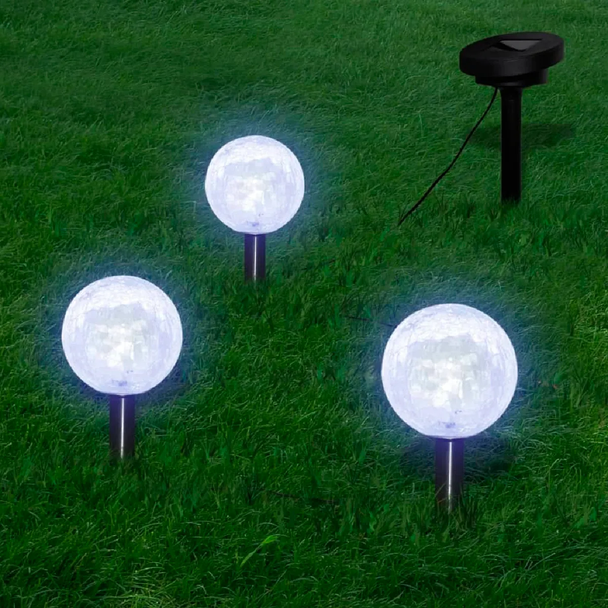 vidaXL Lampes solaires