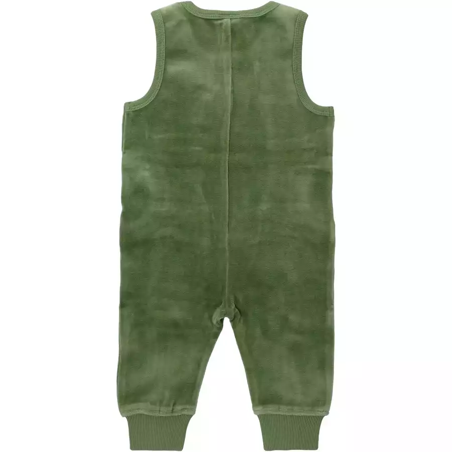 Villervalla Strampler Velours VELOUR MOSS
