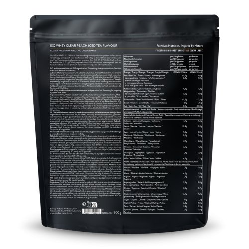 Sunday Natural Products  ISO Whey ClearPeach Iced Tea