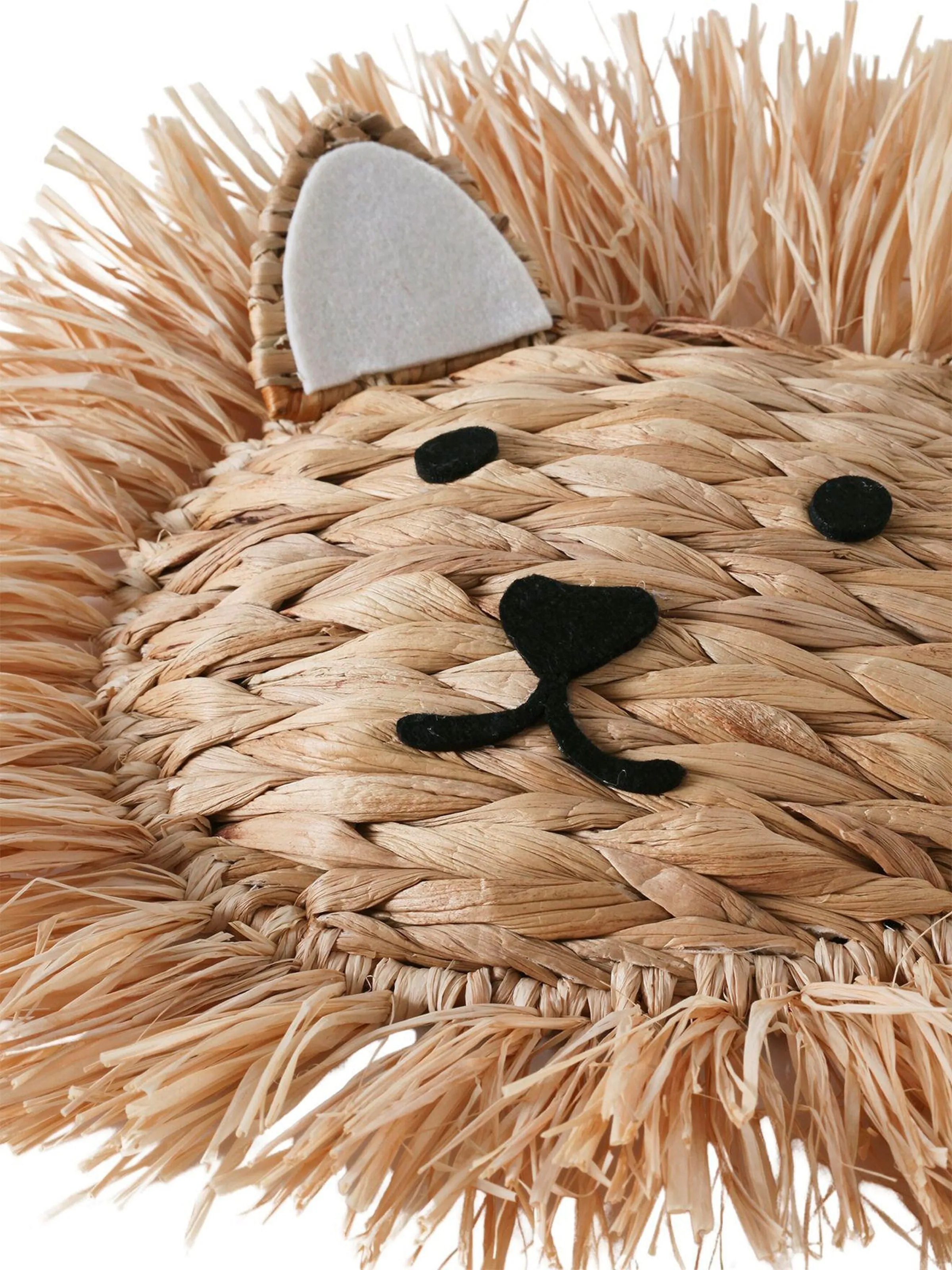 Vertbaudet Kinderzimmer Wanddekoration LÖWENKOPF beige
