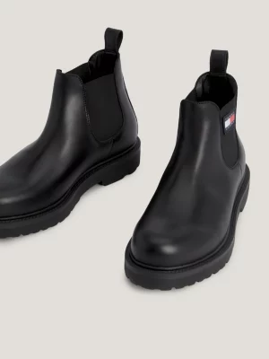Botas de cano curto de couro