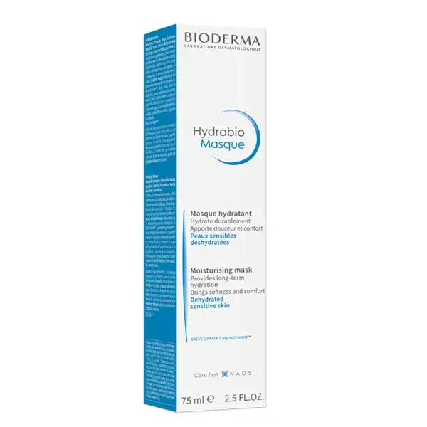 Máscara Hidratante Bioderma Hydrabio para Pele Sensível e Desidratada 75ml