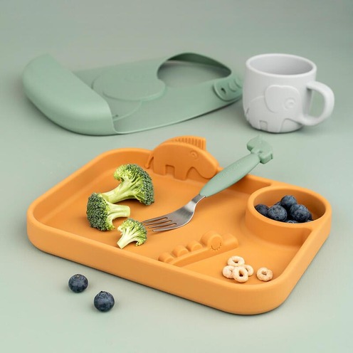Set de couverts Easy-grip Deer friends Vert - DONE BY DEER