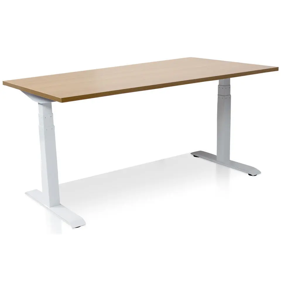 MRC PRO elektrisch ARBO zit-sta bureau - 160x80 cm - havanna