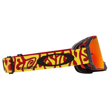 Masque cross Oakley AIRBRAKE MX TLD TRIPPY RED ECRAN IRIDIUM 2023 - Rouge