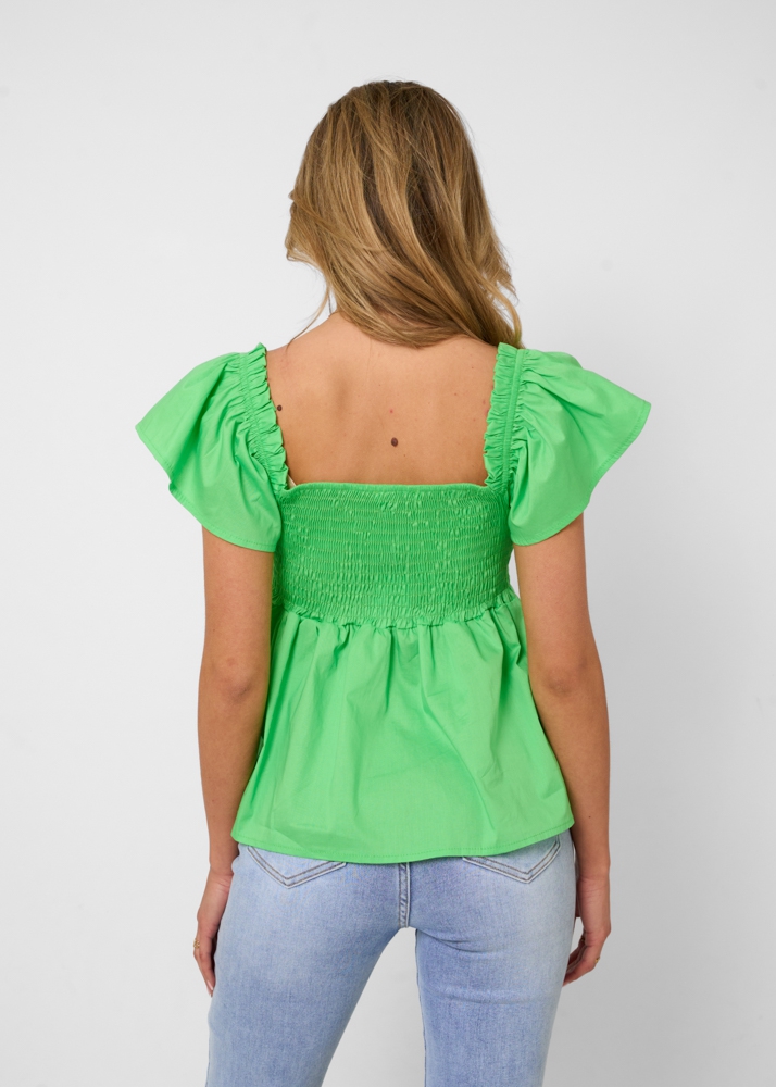 Amira top groen