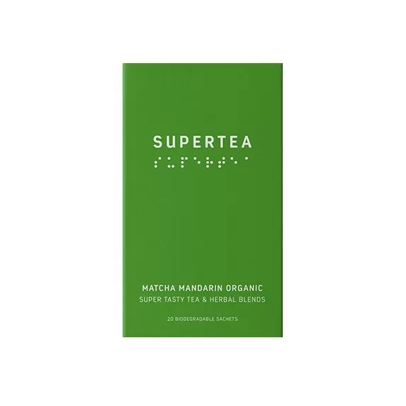 Teministeriet Supertea Matcha Mandarin Organic - 20 breve