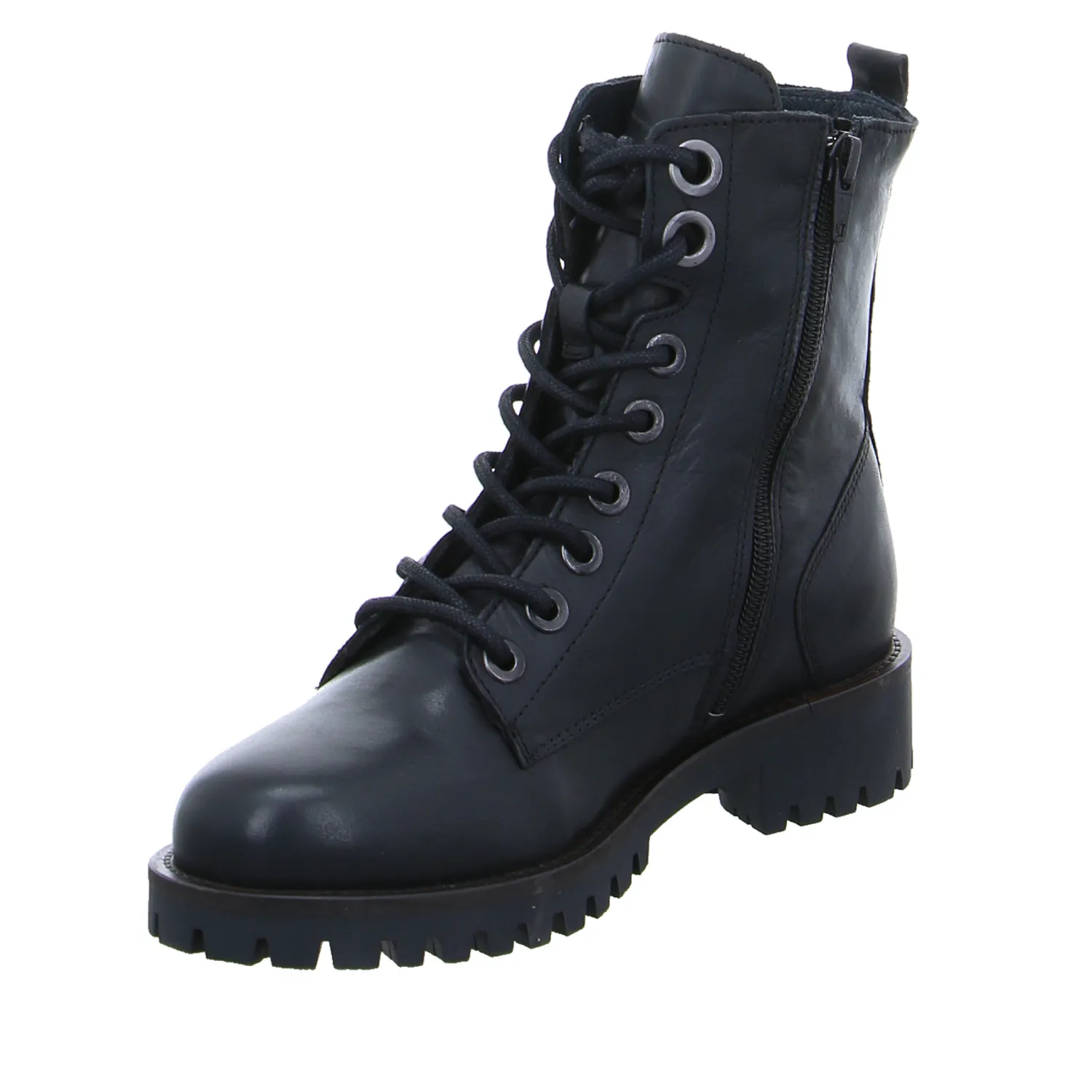 SCHUHENGEL Boot Schwarz Leder