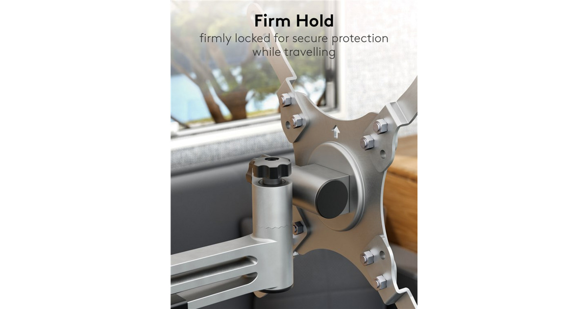 goobayTV Wall Mount Caravan FULLMOTION (M), 13 to 43 inch wandmontage   (Zilver)