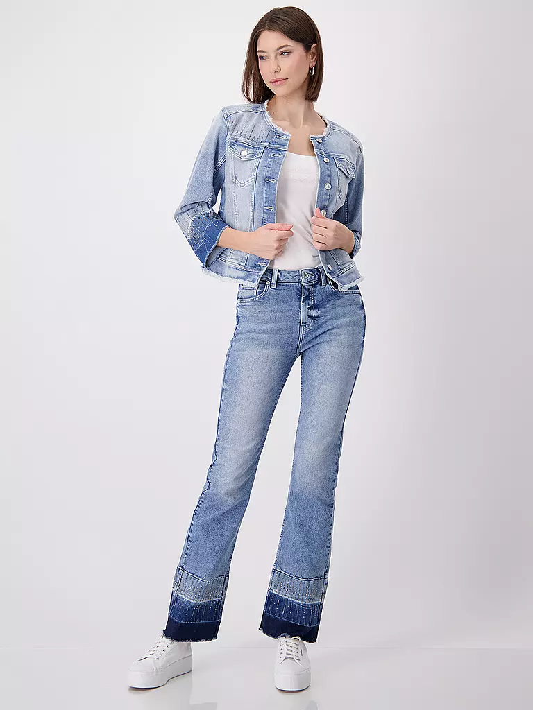 MONARI Jeansjacke blau