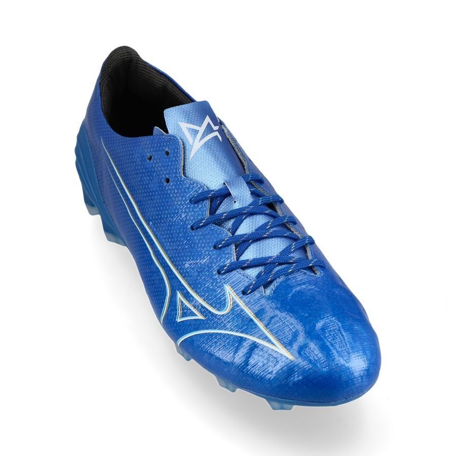 Mizuno Alpha Pro FG/AG Mugen - Bleu/Blanc/Doré