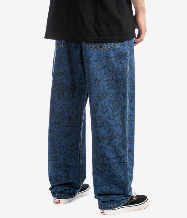 Vans Check-5 Printed Loose Jeans (vintage indigo)
