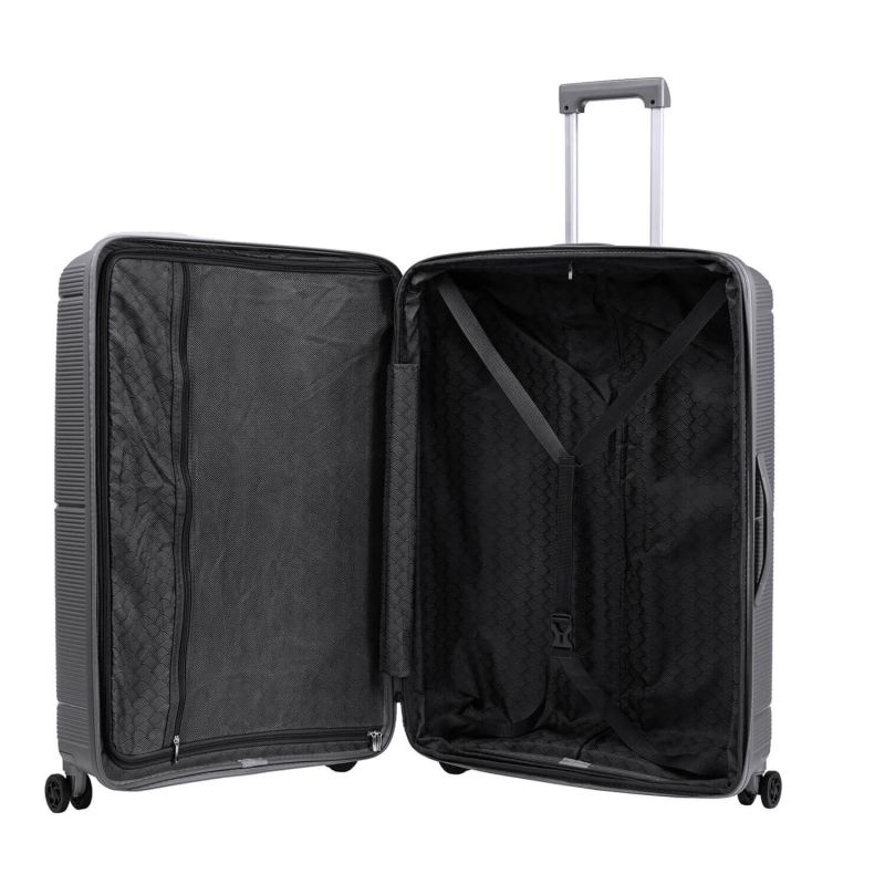 Lot de 3 valises extensibles Haree 55, 67 et 76.5 cm Pearly grey