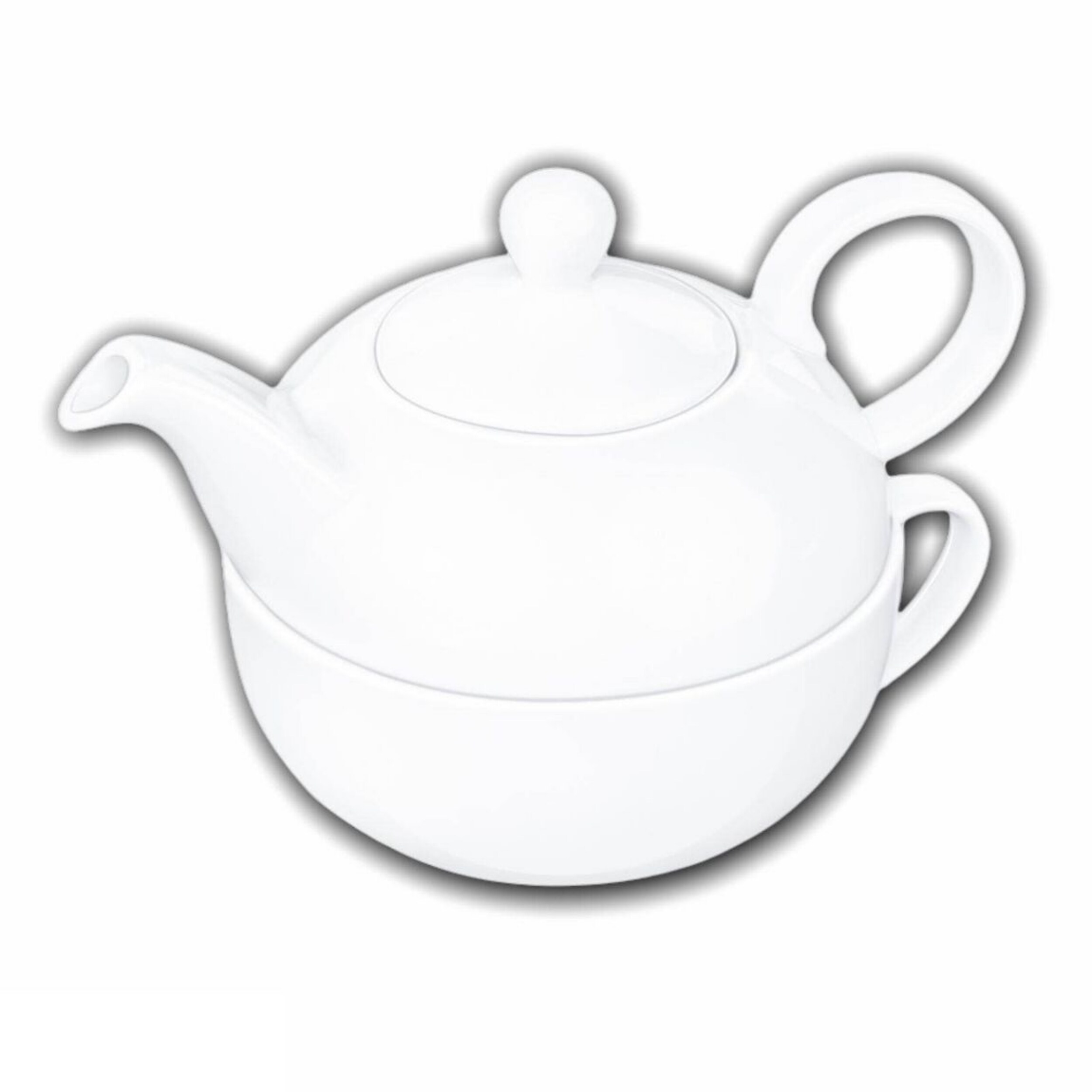 Weiße Porzellanlinie – 375 ml & 340 ml, für jeden Tisch, hochwertig und elegant