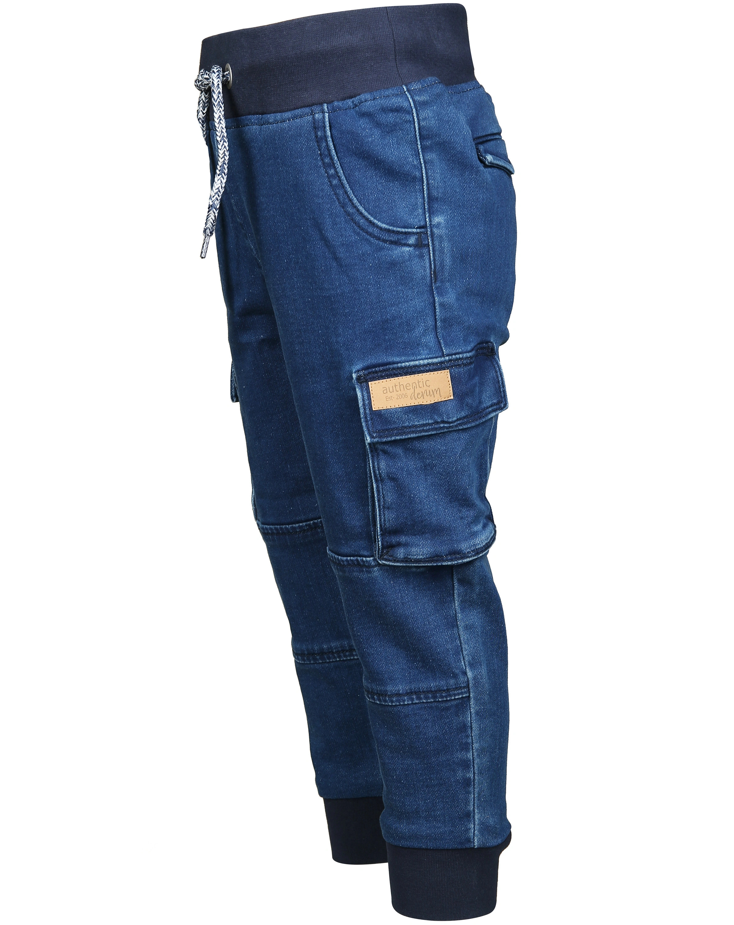 Denim-Cargohose CLASSIC in mittelblau