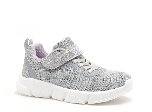 Geox basses enfant j aril gd j25dld argent