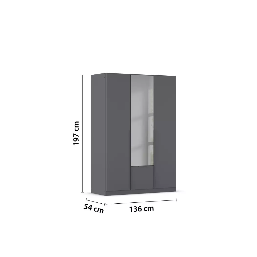 Kleiderschrank Anni 136 x 197 cm