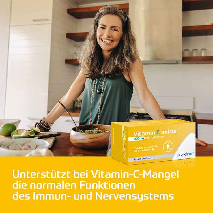 Vitamin C axicur 500 mg Filmtabletten, 100 St