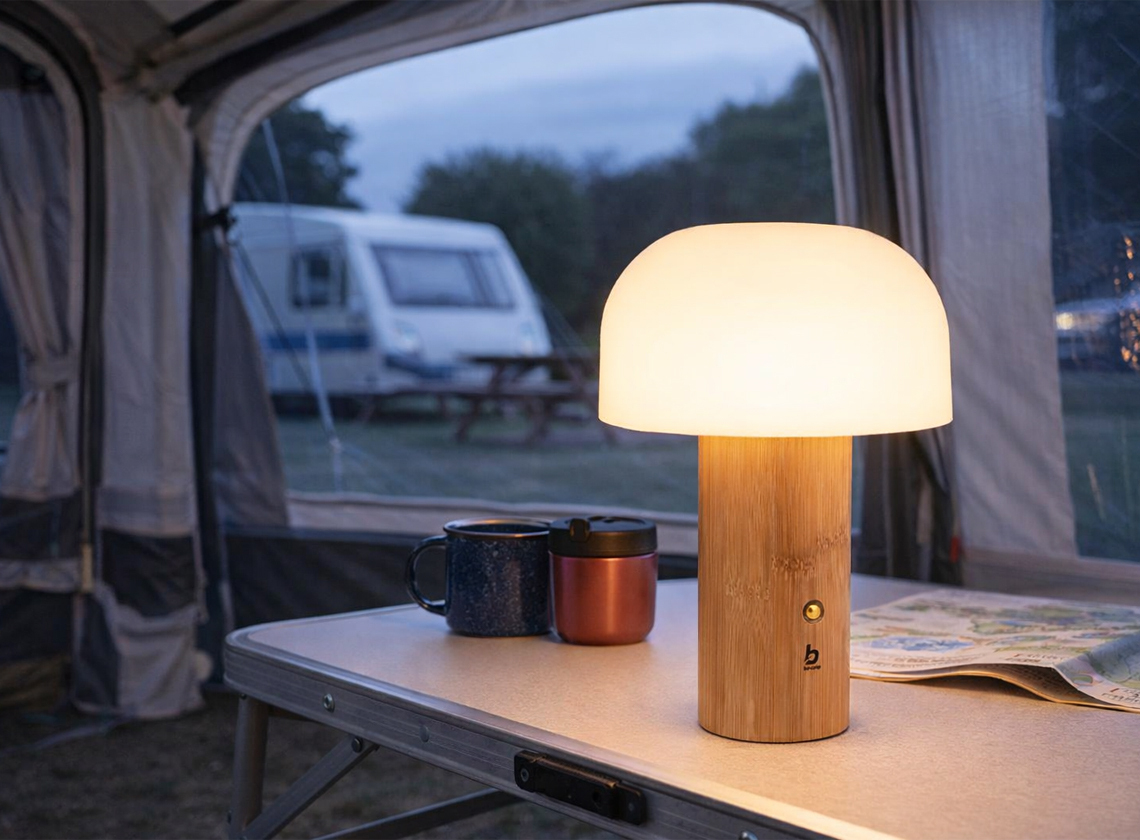 Bo-Camp Nasstington bamboe tafellamp
