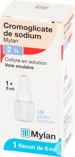 Mylan Cromoglicate De Sodium 2% Gouttes Oculaires Flacon 5ml