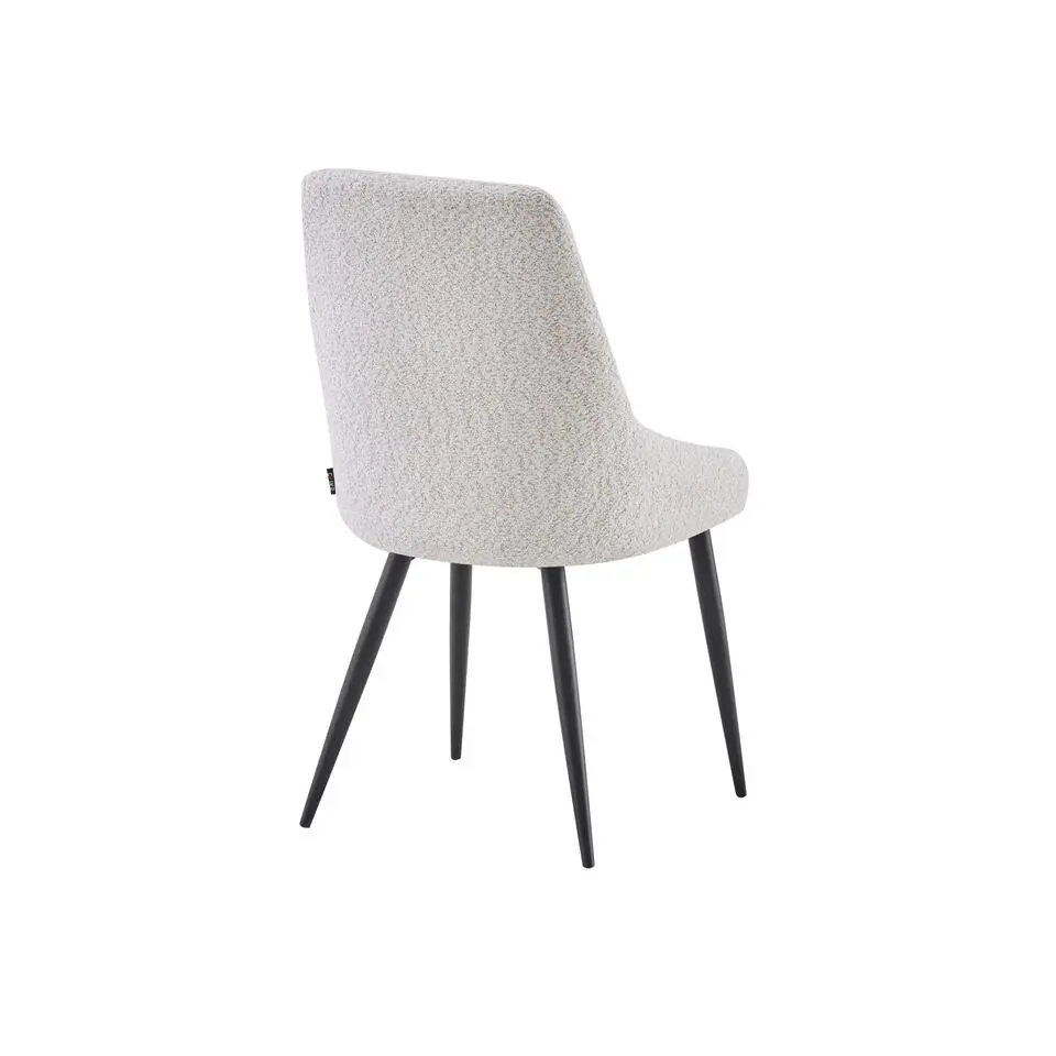 Eetkamerstoel Oscar Beige Boucle Set van 6
