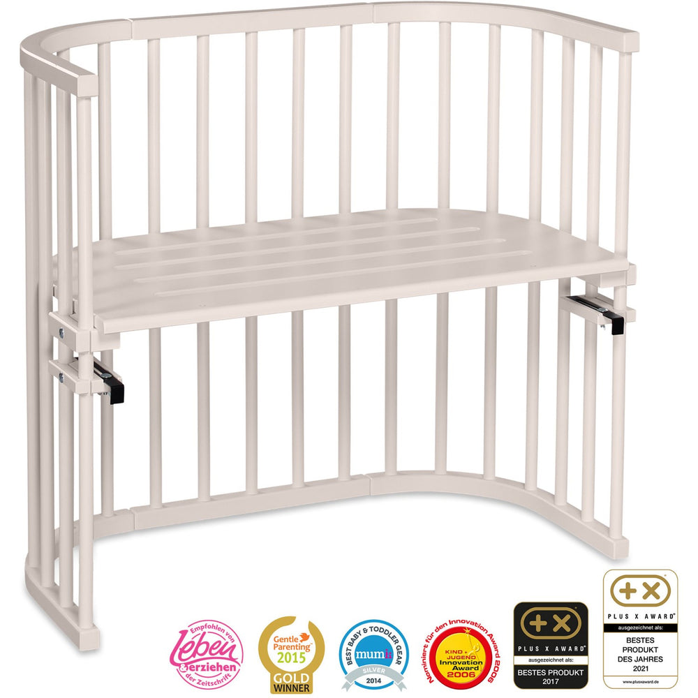 Køb babybay® Bedside Crib Beige Varnished Original Co-Sleeper Babyseng