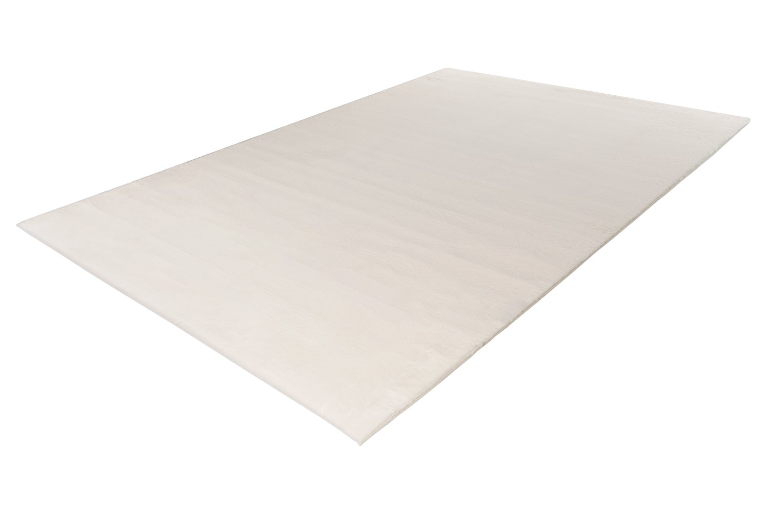 Kortpolig vloerkleed Plushique Wit Effen 80 x 150 cm