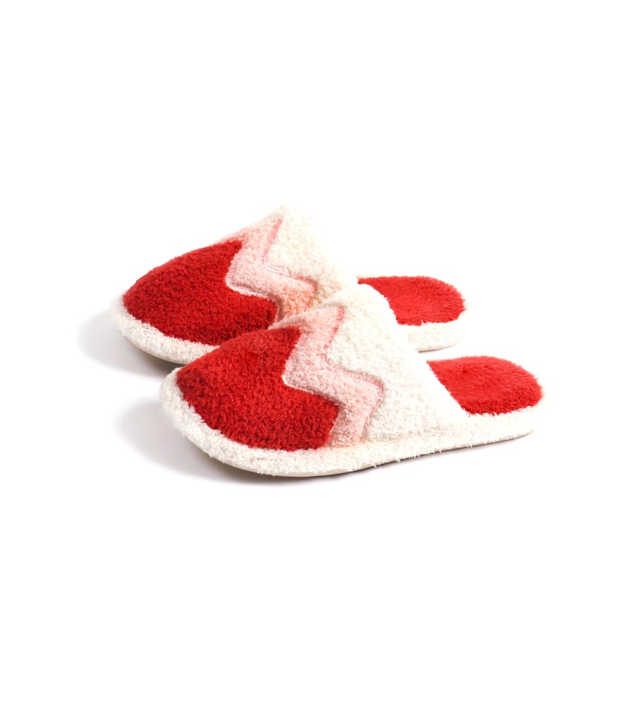 Chinelo Admas Tricolor Vermelho