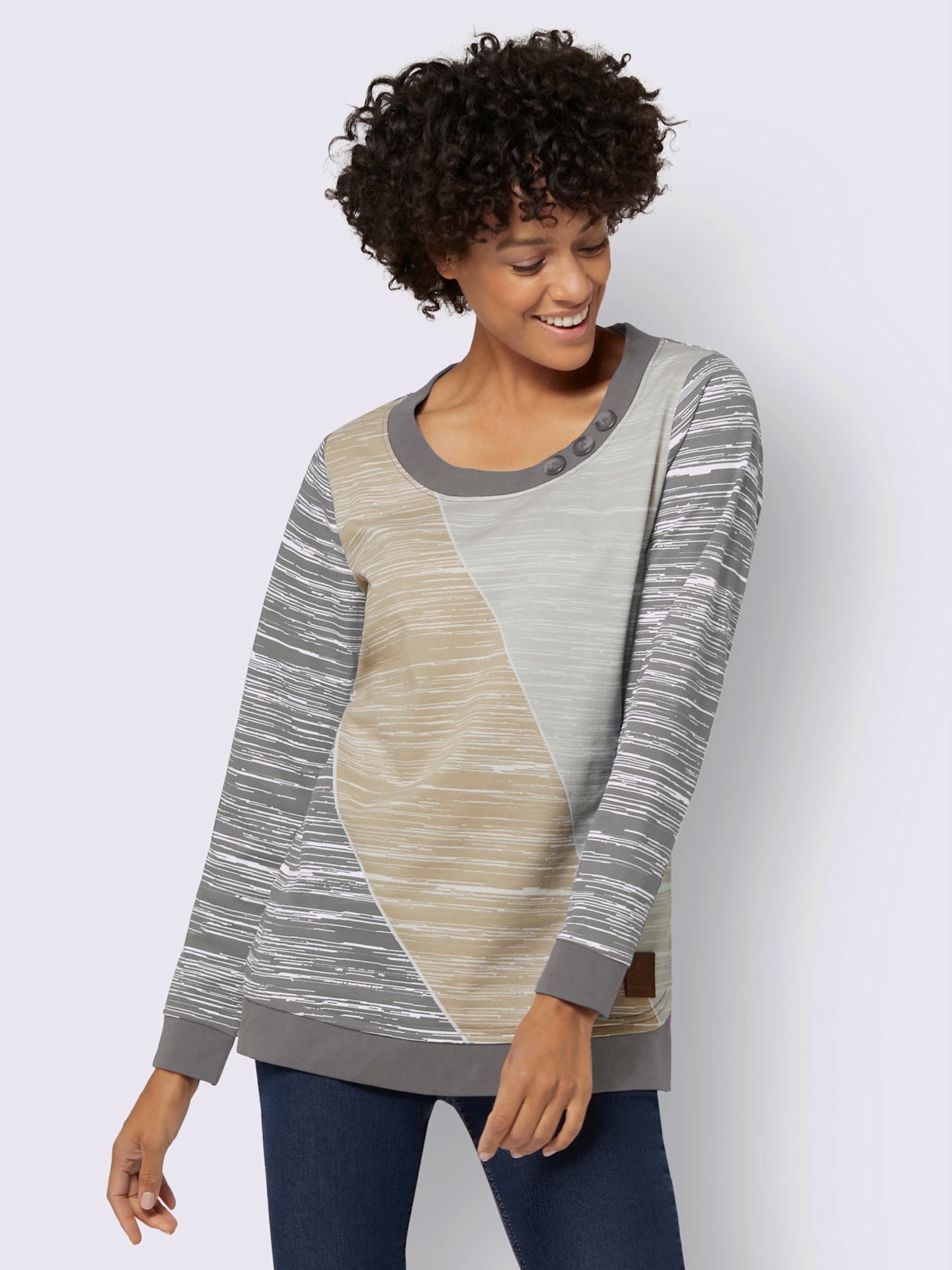 Sweat-shirt pur coton
