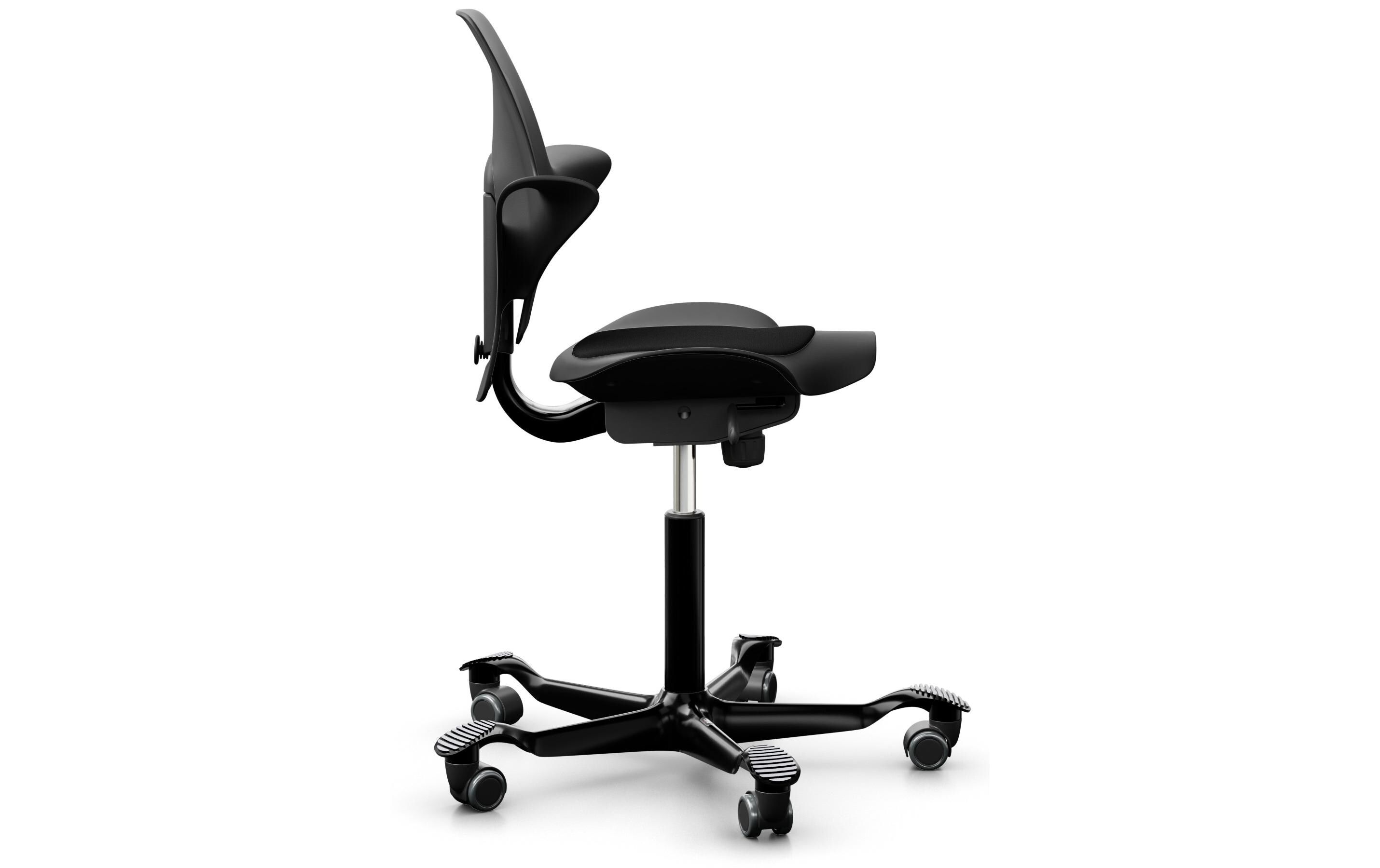 Bürostuhl Capisco Puls 8010 Kids Schwarz<br>Höhenverstellbarer, ergonomischer Arbeitsstuhl für Kinder