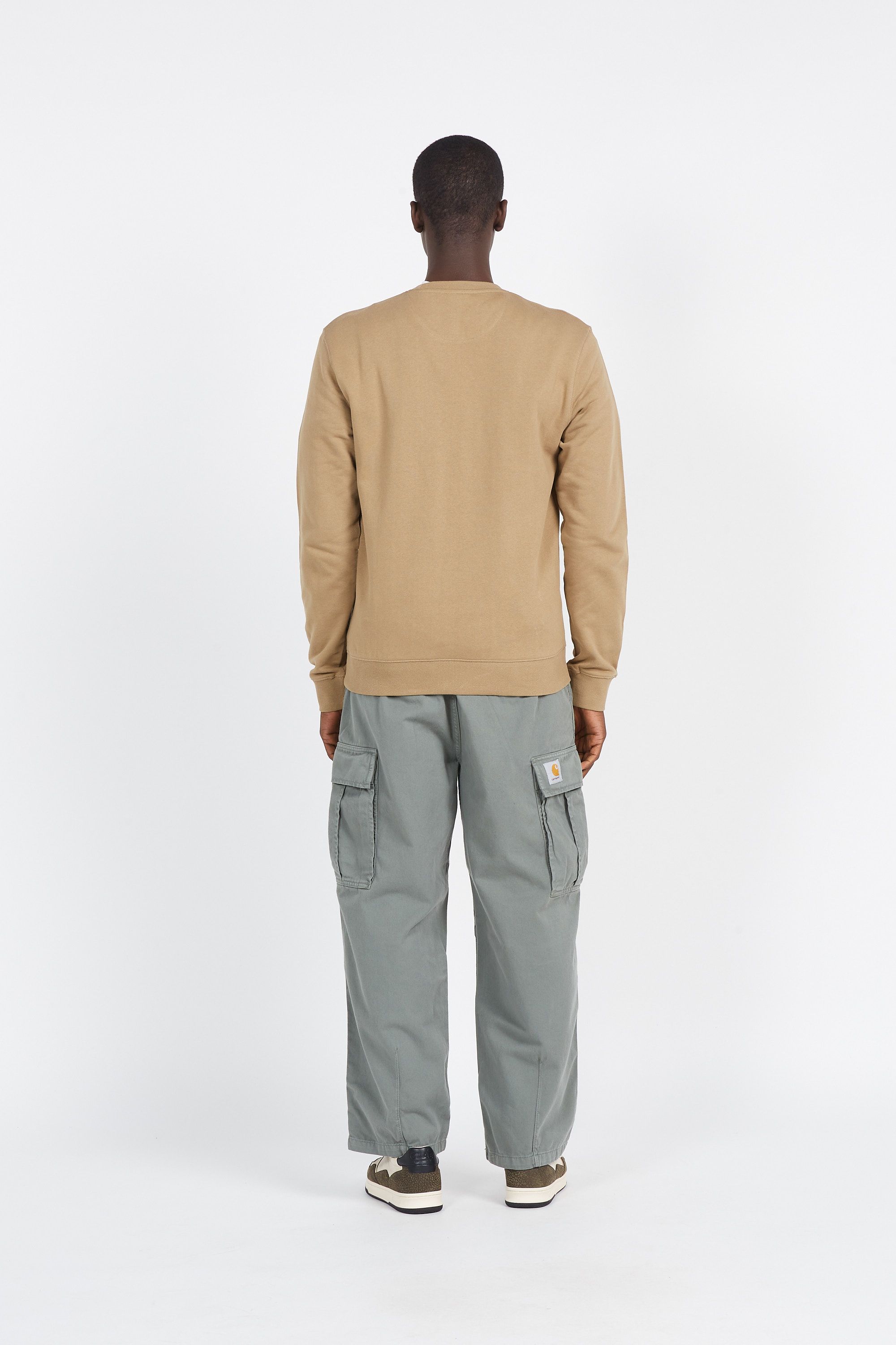 FARAH Sweatshirt  TIM NEW CREW Beige