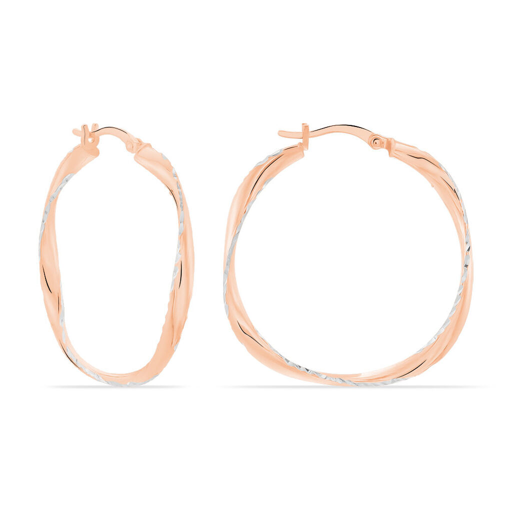 Créoles Argent Rose Alieno