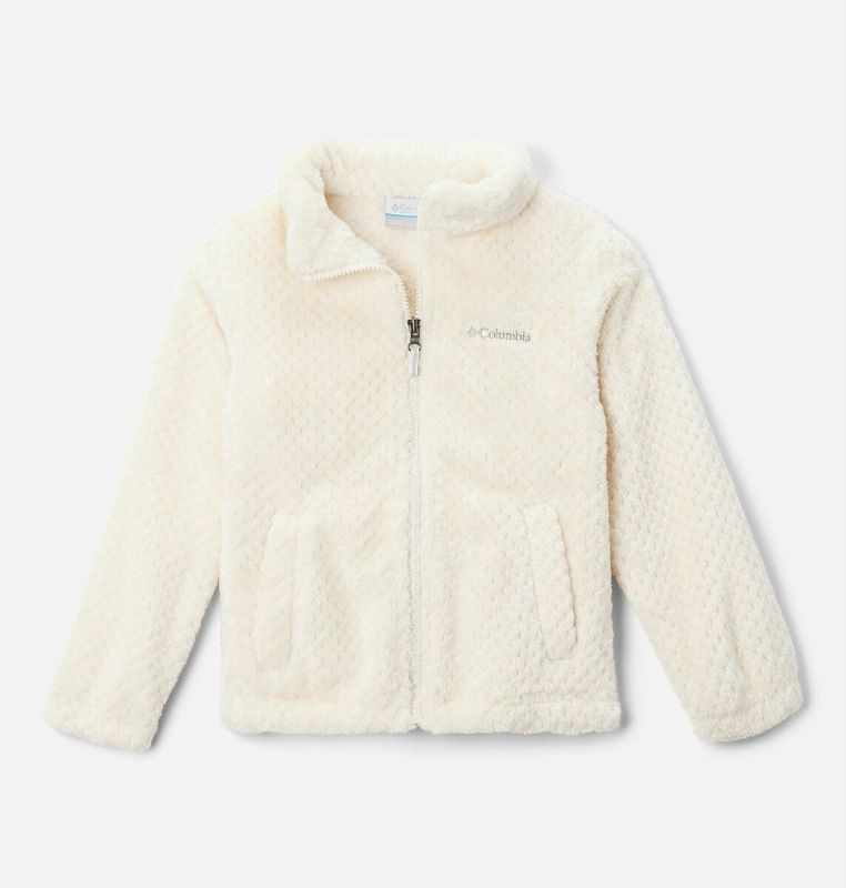 Columbia - Fire Side Sherpa - Fleece Trui - Wit - Volledige Rits