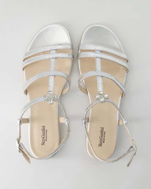 Nero Giardini E513270D-700 Sandalen in Silber