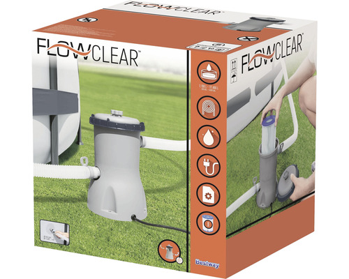 Flowclear Bestway cartridge filtersysteem zwembadfiltersysteem 3 m³/u