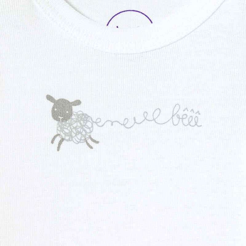 Lot de 2 bodies manches longues bébé Aucune nuance