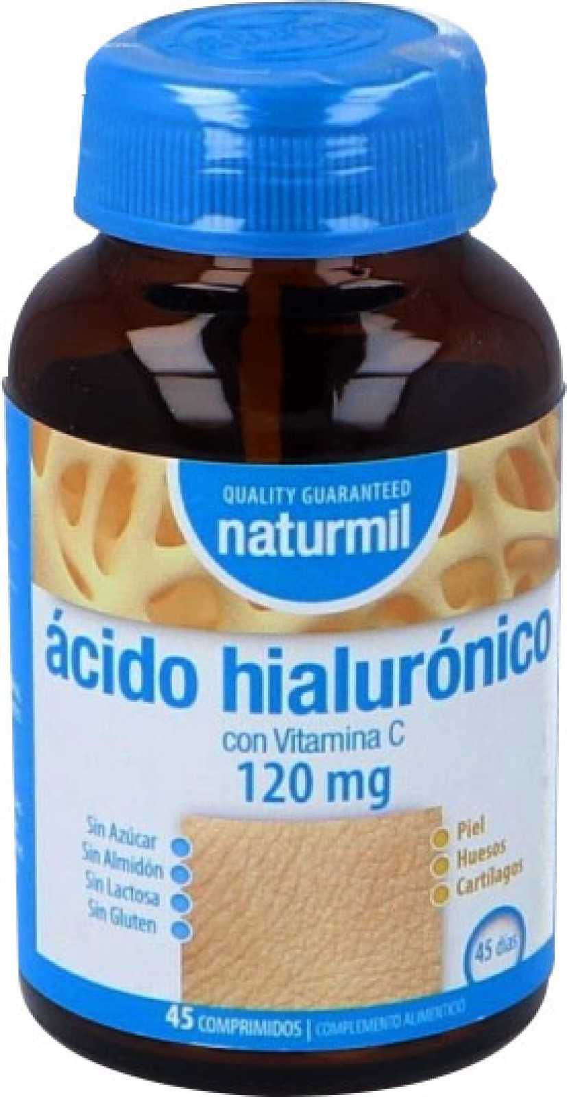Naturmil Ácido Hialurônico 120 mg 45 comprimidos