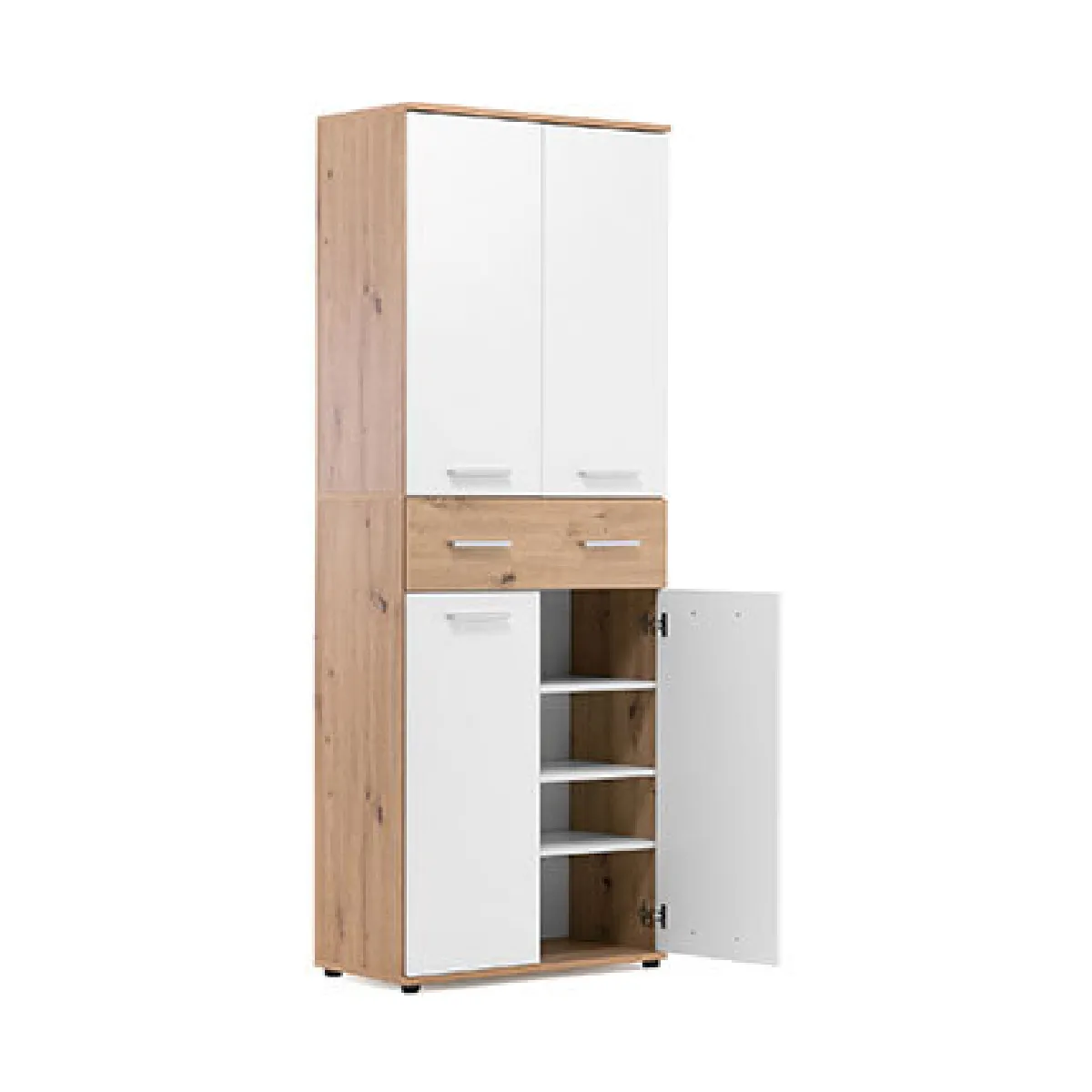 MES Armoire - Chêne/Blanc