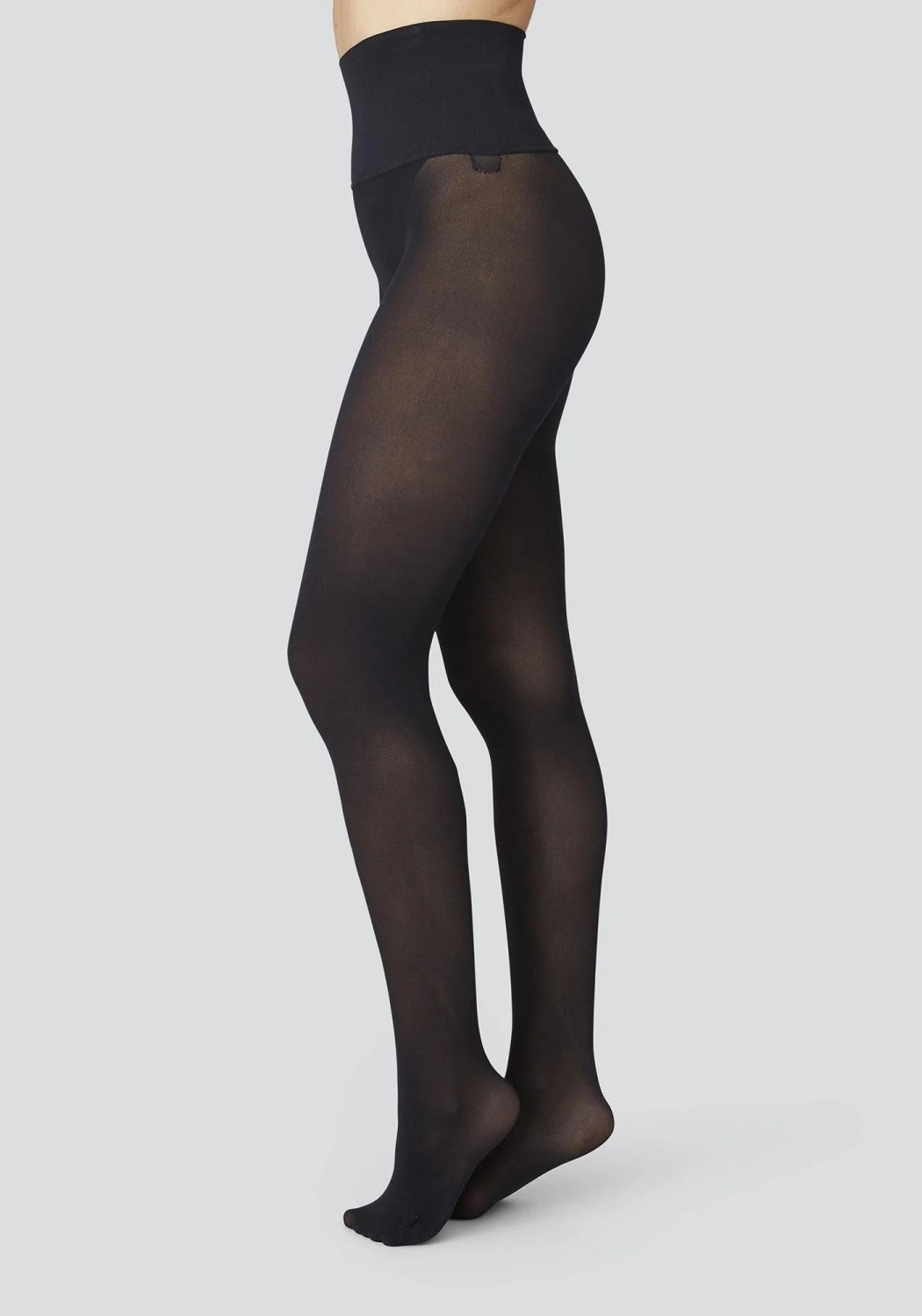 Swedish Stockings Strümpfe Hanna Seamless Tights Black