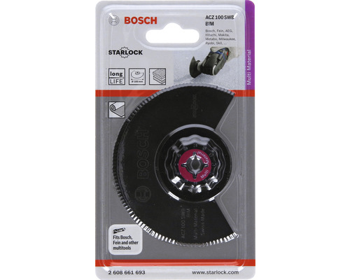 Bosch Starlock gekartelde rand ACZ ø 100 SWB