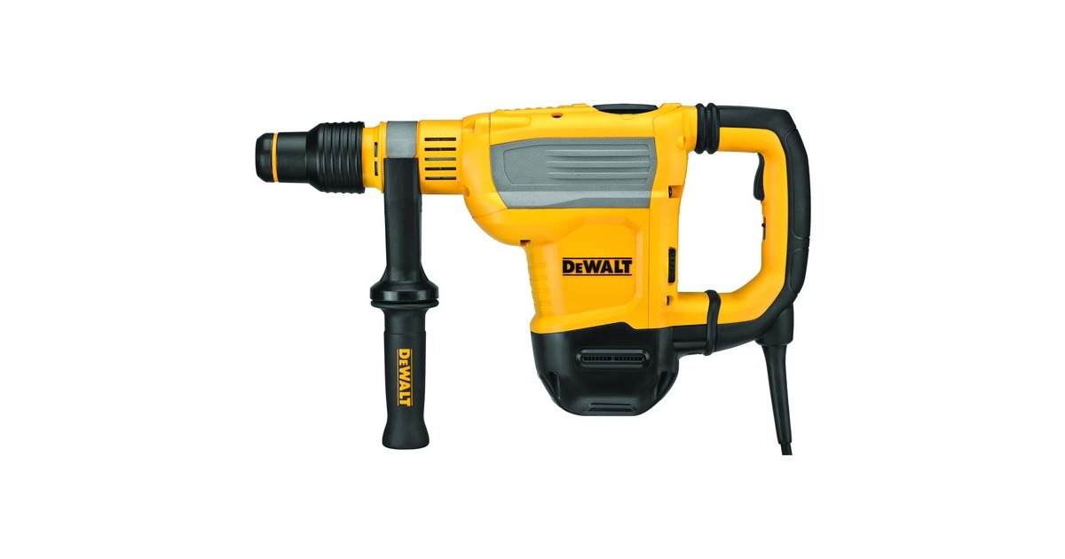 DEWALTD25614K-QS SDS-MAX Combihamer 1350W boorhamer  (Geel/zwart, Incl. draagkoffer)