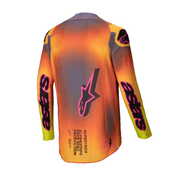 Alpinestars - Maillot Supertech Lipan Jaune / Rose / Orange