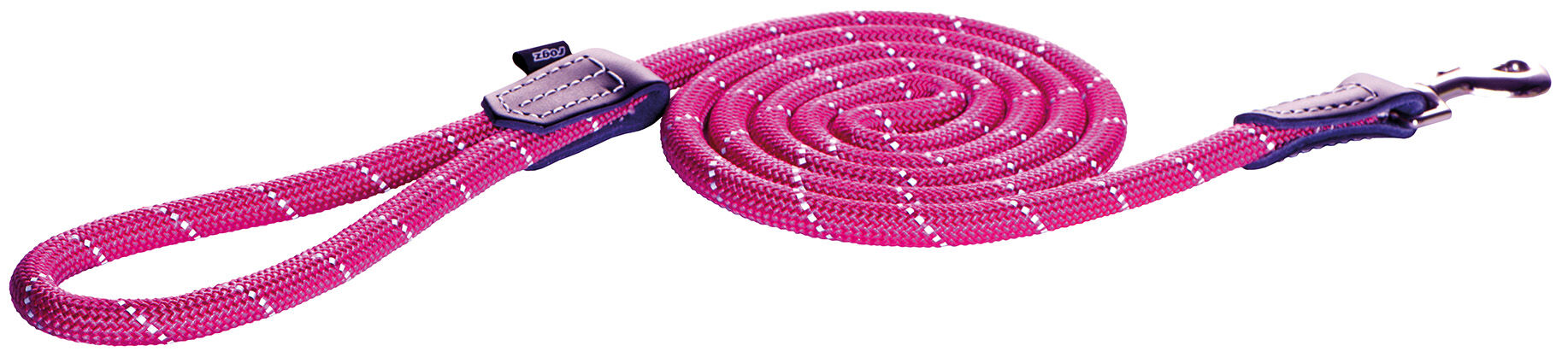 Rogz Utility - Hondenriem - roze - M - 180 cm