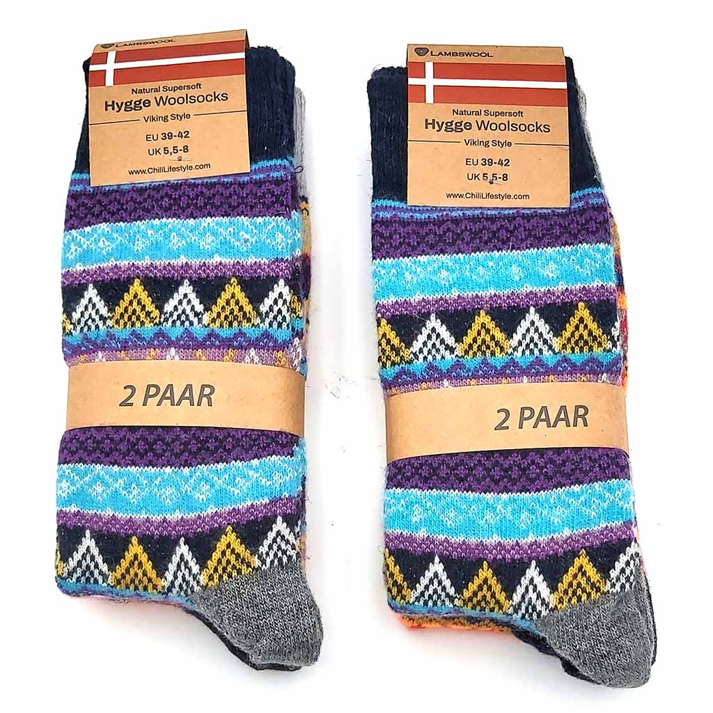 4er HYGGE Woolsocks Gr. 39-42